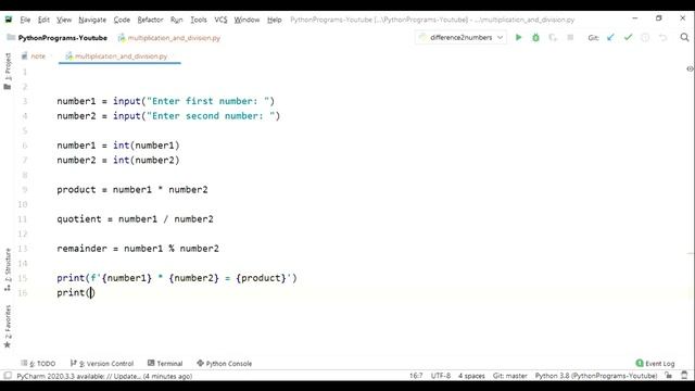 Multiplication and Division in Python смотреть онлайн