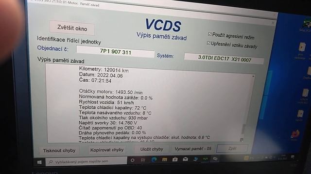 VW Touareg, error Nox1, incorrectly removed EGR valve смотреть онлайн