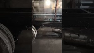 Покраска рамы камаз краскопультом. Результат покраски.