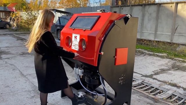 Абразивоструйная камера для дисков КСО-110 в стандартной комплектации