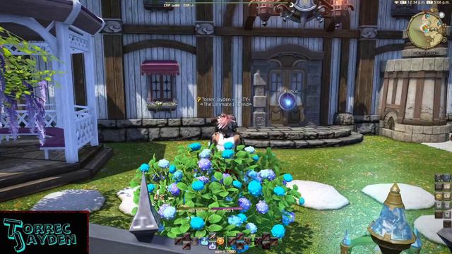 FFXIV Eastern Wisteria and Pot of Hydrangeas Housing Items