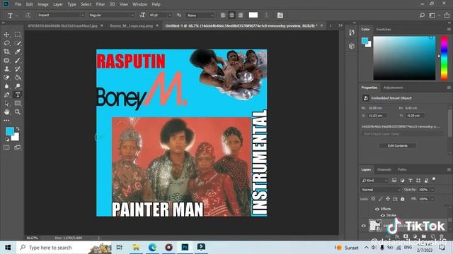 Boney M. - Painter Man Instrumental Covers (2023) - Album Cover (Making Of)