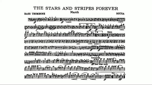The Stars and Stripes Forever (Sousa, John Philip) bass trombone смотреть онлайн
