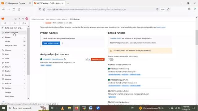 How To Build Java Project Using Maven In GitLab CI|Install GitLab Runner On Ubuntu 22.04 LTS| GitLa