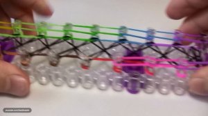 ЧЕХОЛ ДЛЯ ТЕЛЕФОНА из резинок на станке ☎ ← █ Как плести из Rainbow loom