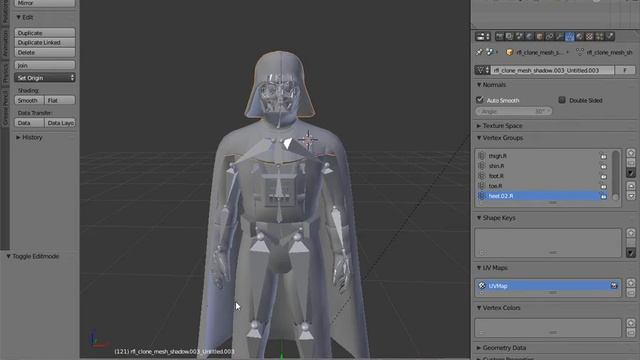 Решение ошибки в Blender - Bone Heat Weighting: failed to find solution for one or more bones смотреть онлайн