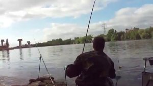 Фидер   ловля на Москва реке