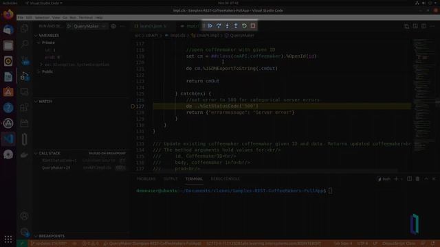 Using the VS Code Debugger for InterSystems ObjectScript