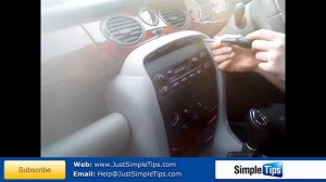 Radio Removal Rover 75 (1999-2005) | JustAudioTips