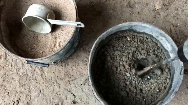 Душ на деревянном полу (4 часть): малярный скотч, резка кирпича, кладка, армирование, гидроизоляция