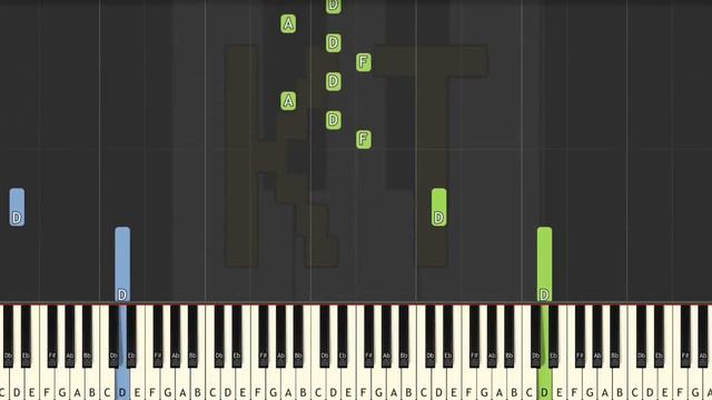 Learn to Play Theme from Gravity Falls - Medium Mode [Piano Tutorial] (Synthesia) смотреть онлайн