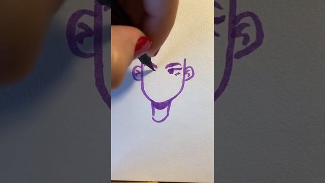 КАК ЛЕГКО НАРИСОВАТЬ ✍️ ЛИЦО #красота