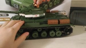 обзор Лего танка ис-2 .