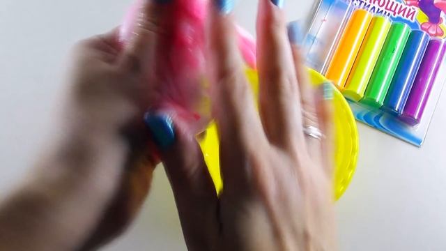 СЛАЙМ из обычного ПЛАСТИЛИНА / DIY ЭКСПЕРИМЕНТ с лизуном в домашних условиях