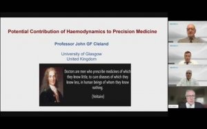 Potential Contribution of Haemodynamics to Precision Medicine  by Prof. John GF Cleland