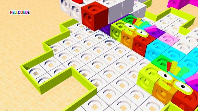 Numberblock Puzzle Tetris Game 100 ASMR SPACE NEW COLOR RAINBOW but Numberblocks Mathlink