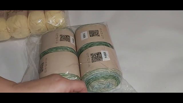 ПРЯЖА МОЛОЧНЫЙ ХЛОПОК И СКАЗКА//ОБЗОР смотреть онлайн