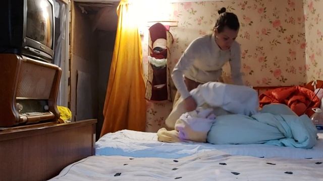 Моя дачная спальня. Уборка в спальне. Готовимся спать.