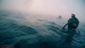 Подводная охота на форель в космосе Ангары