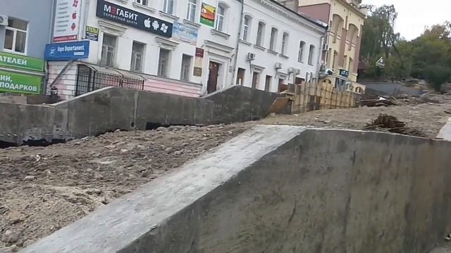 Реконструкция Потемкинской лестницы в Брянске. смотреть онлайн