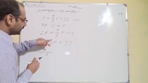 F=C? | when Fahrenheit equal to Celsius ? | class 9 exercise 4.3 question 8 part5 | msclasses | sir