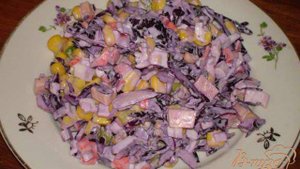 Салат из красной капусты