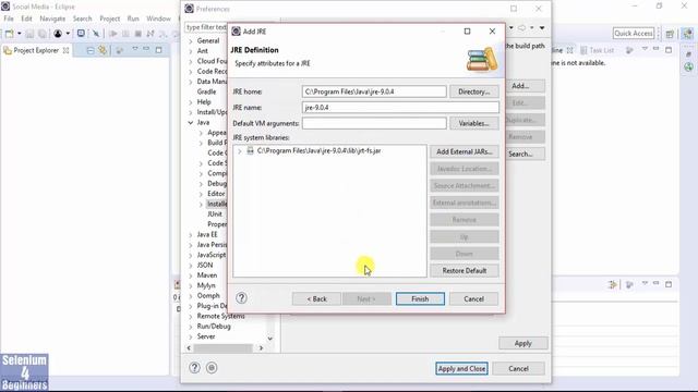 ✔ How To Change The Default JRE For All #Selenium Projects | (Video 3)