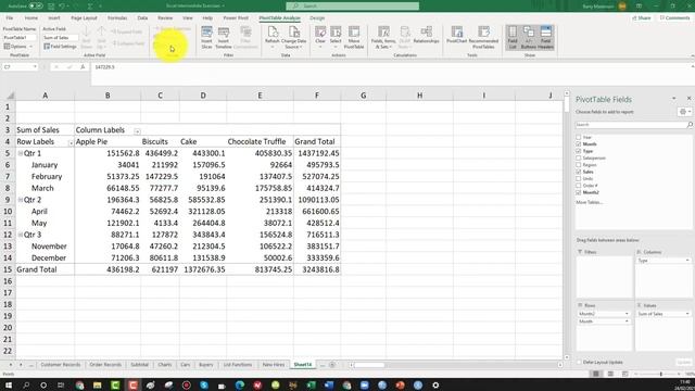 How To Group Data in Pivot Table in Excel | Microsoft Excel Pivot Table Tutorial