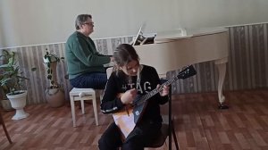 Е. Дербенко "Четкий ритм" Анисимова Алина (балалайка 10 лет) г. Брест гимназия №4