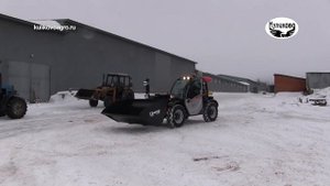 Новый погрузчик Manitou МТ 625 в ЗАО "Куликово". 13.02.2023