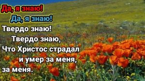 Песня только для глухих  "Жить с Иисусом я желаю"