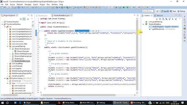 FlatMap functionality of Java 8 смотреть онлайн