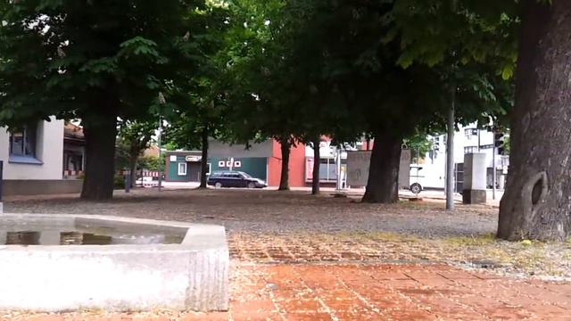 На нашем перекрестке. Взгляд с коляски. Влог. Vlog. Senden. Germany.