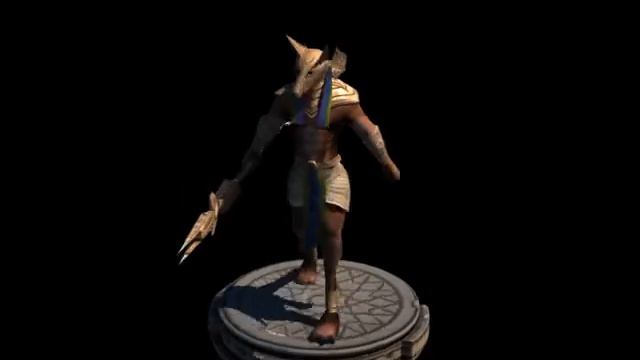 Anubite Animation Test Render смотреть онлайн