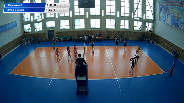 Караганда-2 - Алтай-3.Волейбол|XXX ЧРК|Женщины|Высшая лига U-23|4 тур|Петропавловск смотреть онлайн