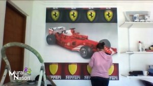 Mural Nation || NEW TIME LAPSE || F1 Ferrari & Logos ?️?