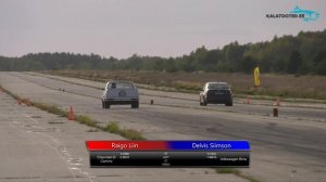 Raigo Liin - Chevrolet El Camino vs Delvis Siimson - Volkswagen Bora. Dragrace@EDRAfinals2019