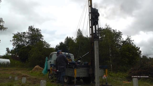 Фундамент из свай - быстро и легко. Забивка с автомобиля УАЗ смотреть онлайн