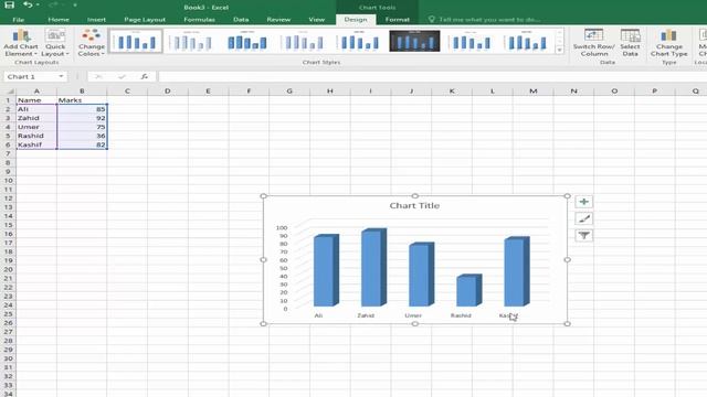 MS.excel 2016 II How to create chart in ms excel very easy and fast смотреть онлайн