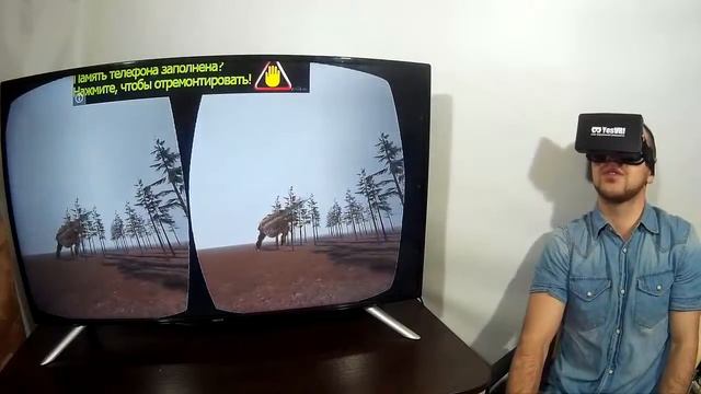 #22 Динозавр. Обзор игры приложения виртуальной реальности для Google Cardboard VR смотреть онлайн