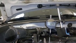 Где метка ВМТ (верхняя мертвая точка) на двигателе 1.8 ABS ?