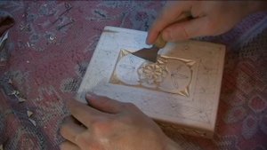 Резьба по дереву.Орнамент шкатулки.