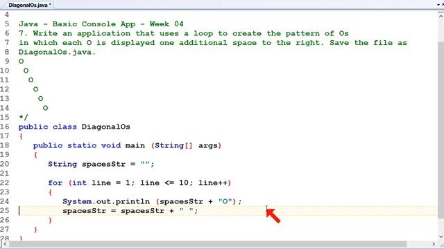 Java - Basic Console Apps - Week 04 - DiagonalOs - COIT11222 смотреть онлайн