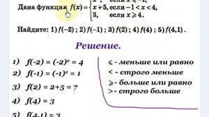 #63 Урок 24. Функция. Определение функции, составление формулы, нахождение значений. Алгебра 7 клас