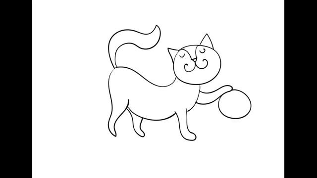 Рисуем кошечку смотреть онлайн