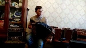 Гармонь Д.И.Конькова.  Играет Владислав Власов.