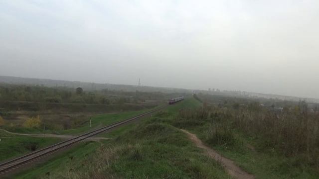 Пригородный поезд №6595 Кричев-I — Могилев / Commuter train №6595 Krichev-I - Mogilev.