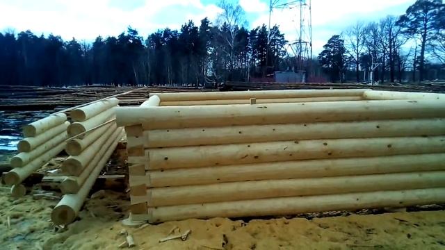 Сруб дома 7х7 1.5 эт. рубка в лапу. 89271904521 смотреть онлайн