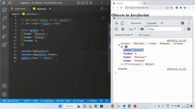 Objects - Creating Objects- Part-2 || JavaScript tutorial for Beginners || Tutorial - 29