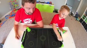 FATHER SON MINI AIR HOCKEY!